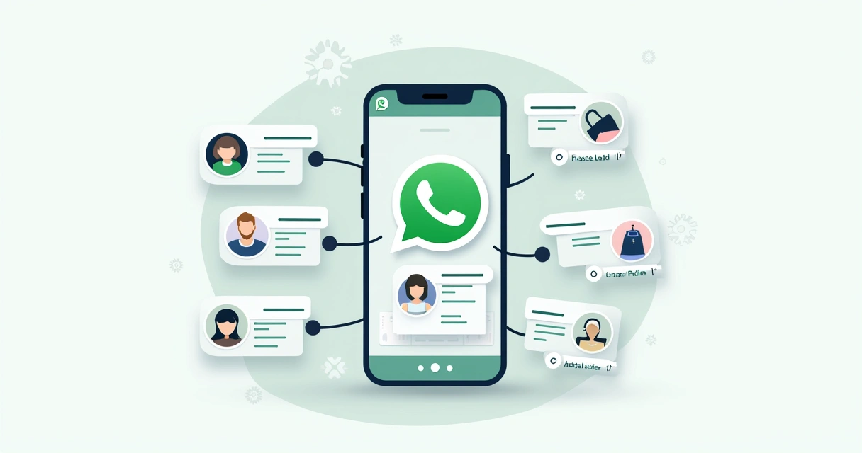 Fluxo de ofertas no WhatsApp com segmentação e etapas de conversa 