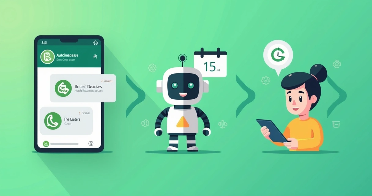 Fluxo automatizado de follow-up no WhatsApp com IA